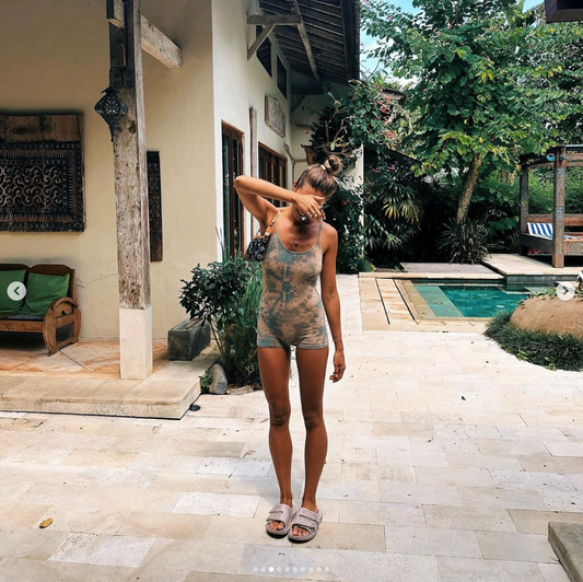 Playsuit - Indigo Walnut