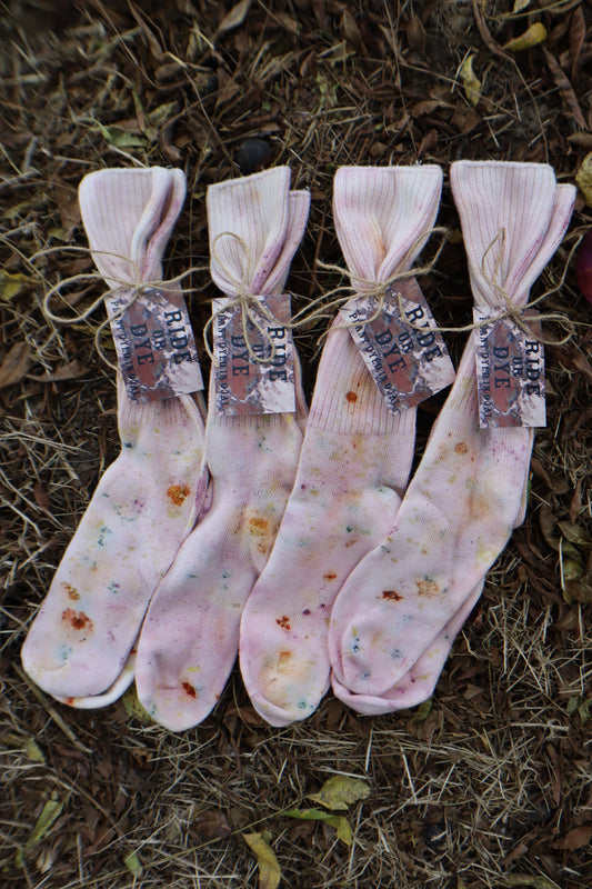 Flower Speckled Bamboo Socks