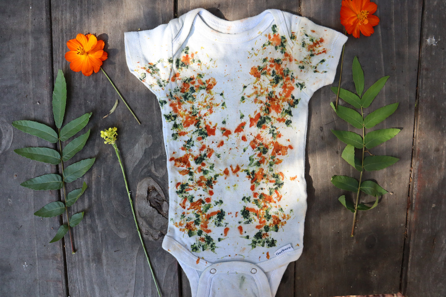 Garden Baby Onesie 0-3 mo.