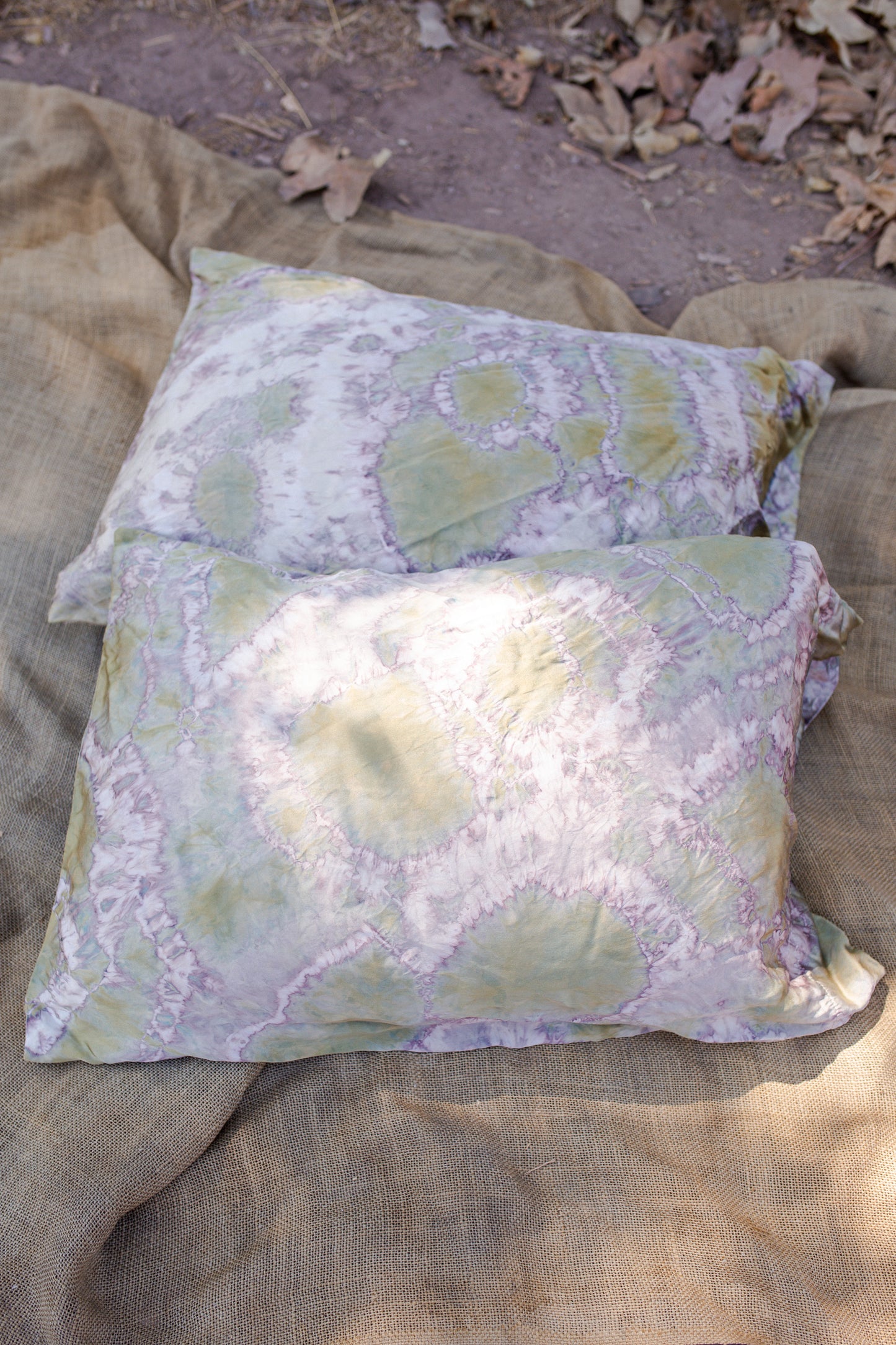 Silk Pillow Case - Lavender Sage